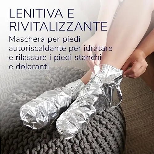 Dr. Scholl's Maschera Piedi Lenitiva e Rivitalizzante per Piedi Stanchi e Doloranti, Impacco Idratante, Ammorbidisce e miniatura 2