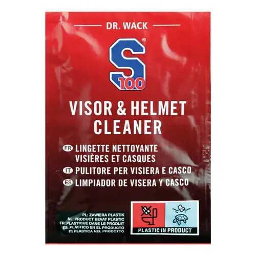 Salviette per la pulizia di visiere e caschi Dr Wack S100