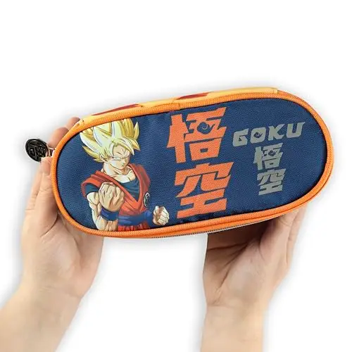 DRAGON BALL SUPER - Astuccio Scuola Ovale Ufficiale Dragon Ball, Ideale per Riporre la Cancelleria, con Divisorio miniatura 2