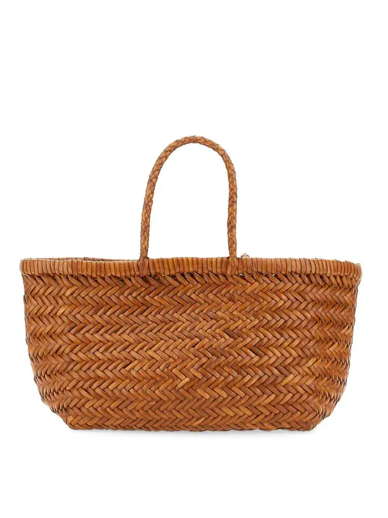 Borsa da salto triplo piccola Marrone