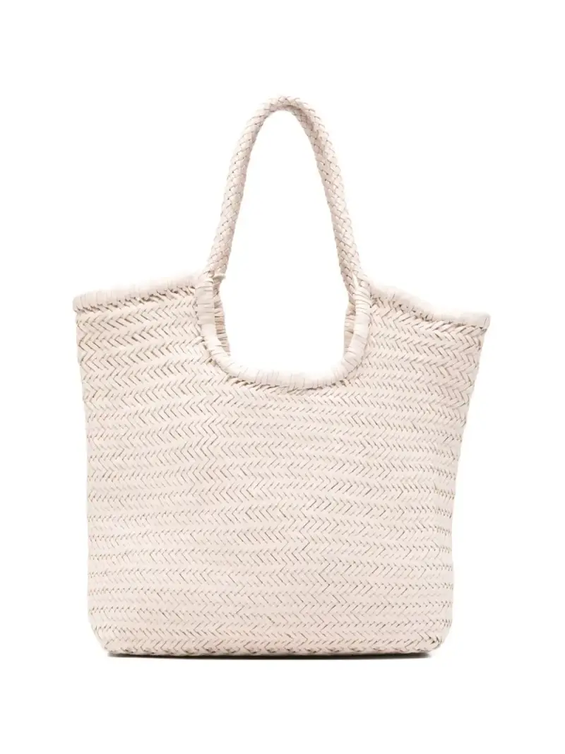 Borsa diagonal tote BIANCO