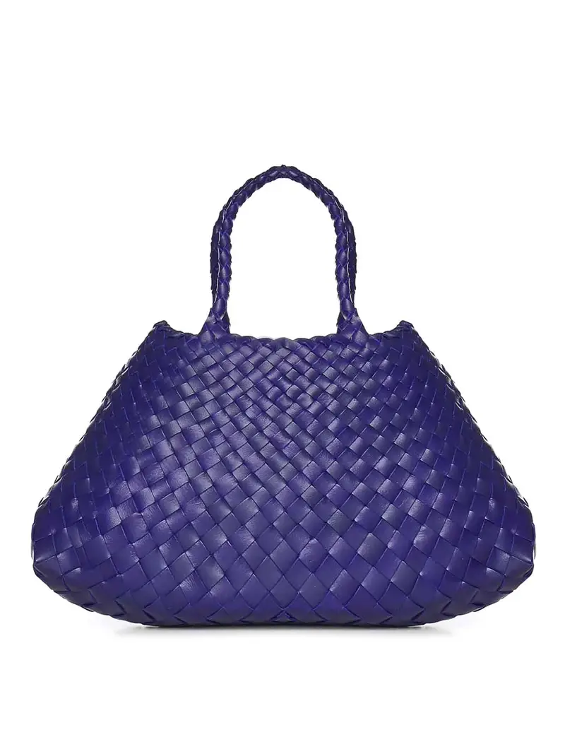 Borsa piccola in pelle Santa Croce Viola