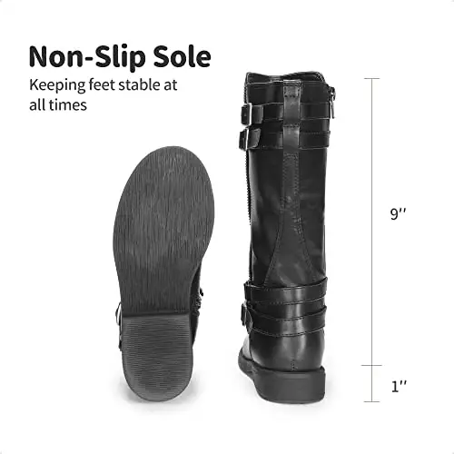 DREAM PAIRS Stivali al ginocchio Nero 3453542 miniatura 3