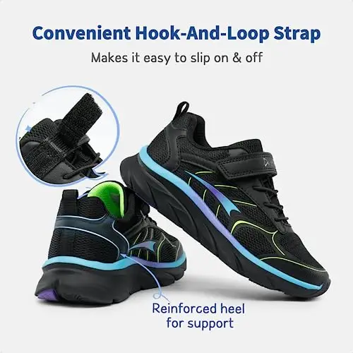 DREAM PAIRS Sneakers Ragazzi Ragazze Scarpe Bambini Sneakers Tennis Traspiranti Scarpe da Corsa Scarpe Sportive, Size miniatura 2