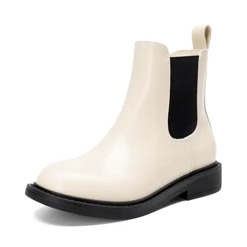 DREAM PAIRS Stivaletti Chelsea Ragazzo Nero 3366667