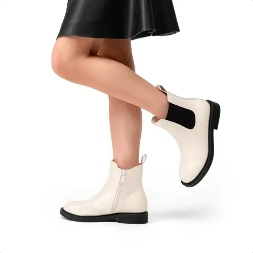 DREAM PAIRS Stivaletti Chelsea Bambina Nero 3366667 miniatura 2