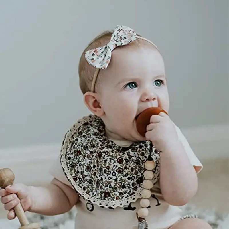 DRESHOW 10 Pcs Fascia Per Capelli Bambini Neonata Elastica - Accessori Capelli Bambina miniatura 3