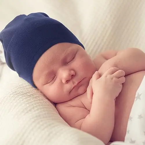 DRESHOW 4 Pezzi Unisex Bambino Berretti Neonato Ragazzi Ragazze Morbido Carino Cappello Nursery Berretto miniatura 2