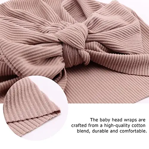 DRESHOW 5 Pezzi Cappello Turbante Bambina Cappellini Berretti e Cappellin per Infantile Bambino Neonato Ragazza miniatura 2