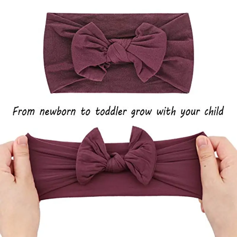 DRESHOW 5 Pezzi Fascia Capelli per Bambini e Neonati Accessori Elastica miniatura 2