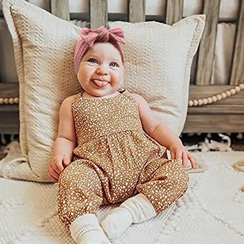 DRESHOW 5 Pezzi Fascia Per Capelli Bambini Neonata Elastica Accessori miniatura 3