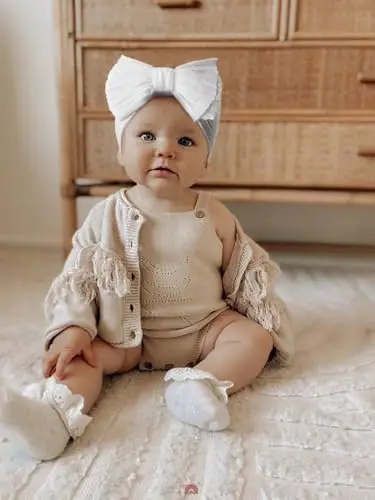 DRESHOW 6 Pezzi Bambini Fascia Per Capelli Fasce Bambina Neonata Elastica Fascia Neonato Fasce per Bambini Fasce miniatura 3