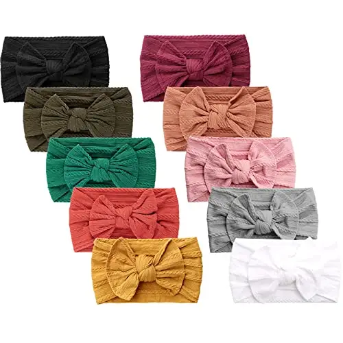 DRESHOW Bébé Bandeaux Bébé Fille Bandeau Cheveux Bande de Cheveux Arc Bande de Cheveux Bandeaux Accessoires Bébé Fille