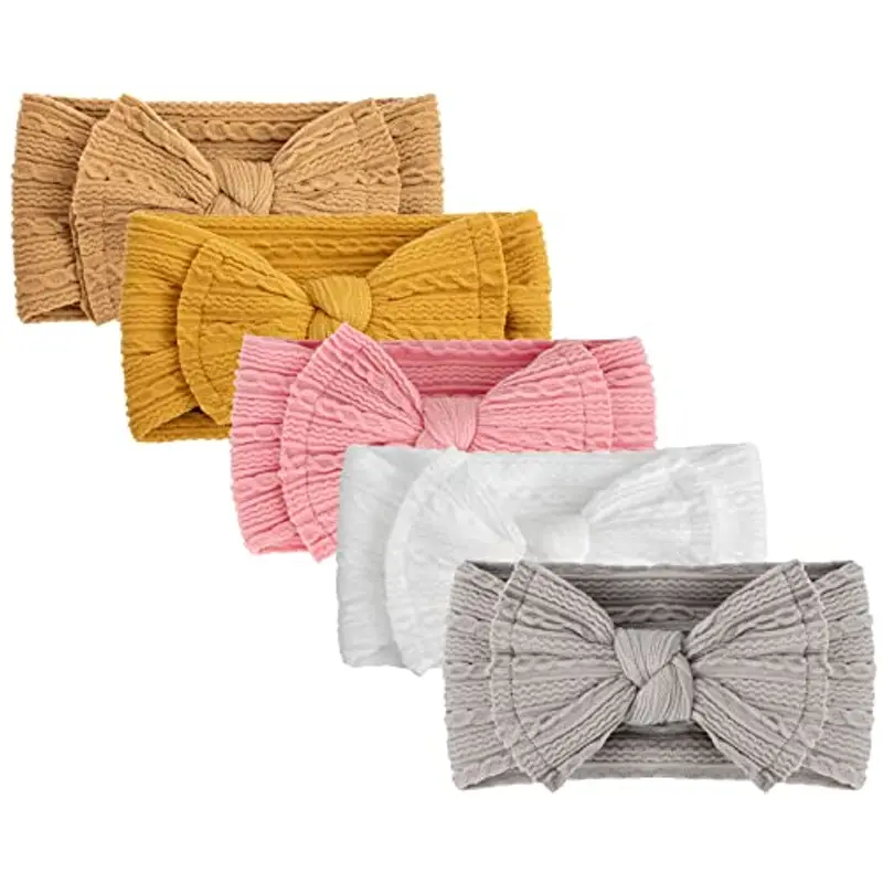 DRESHOW Bébé Bandeaux Bébé Fille Bandeau Cheveux Bande de Cheveux Arc Bande de Cheveux Bandeaux Accessoires Bébé Fille