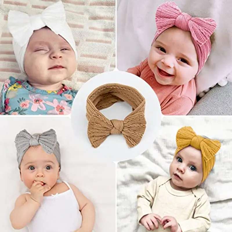 DRESHOW Bébé Bandeaux Bébé Fille Bandeau Cheveux Bande de Cheveux Arc Bande de Cheveux Bandeaux Accessoires Bébé Fille miniatura 2