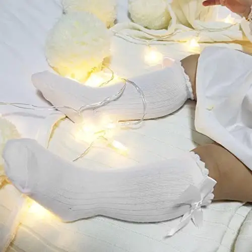 DRESHOW Calzini alti al Ginocchio Bambina Calzini per Bambini Calzini per Neonati Calzini Per Neonati In Cotone miniatura 2