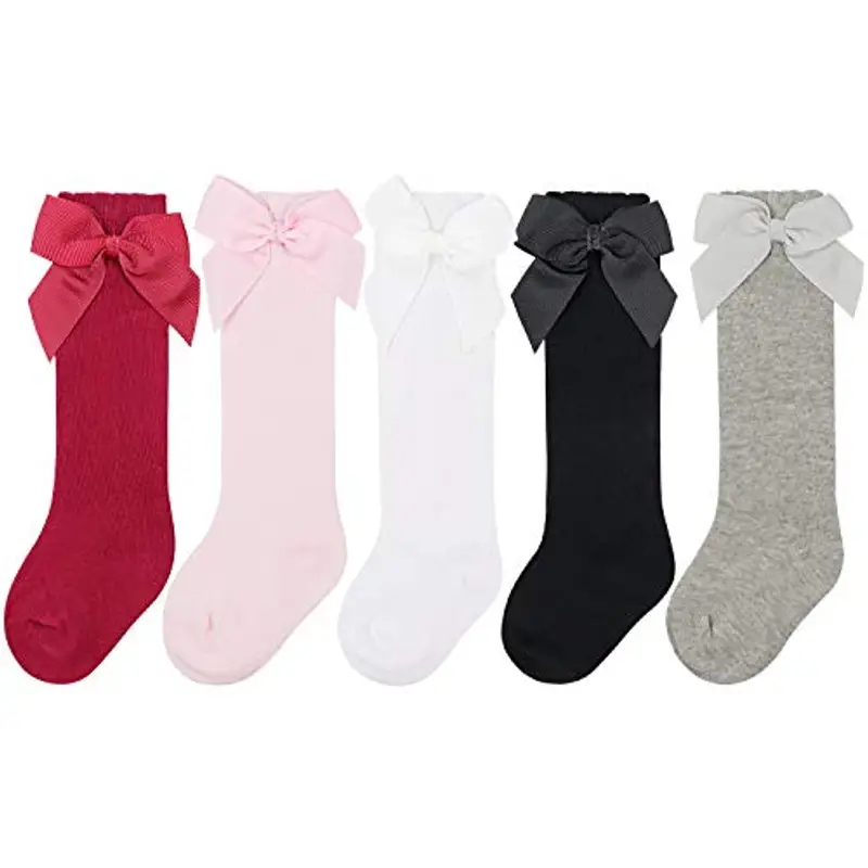 DRESHOW Calzini alti al Ginocchio Bambina Calzini per Bambini Calzini per Neonati Calzini Per Neonati In Cotone