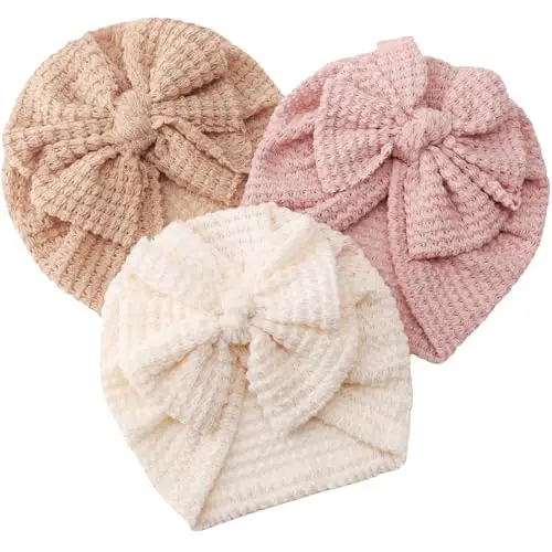 DRESHOW Cappello Turbante Bambina Cappellini Berretti e Cappellin per Infantile Bambino Neonato Ragazza