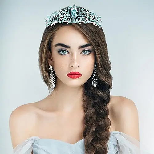 DRESHOW Corona di Compleanno e Fusciacca per le Donna Fascia di Compleanno Della Ragazza e Tiara di Strass Set di miniatura 2