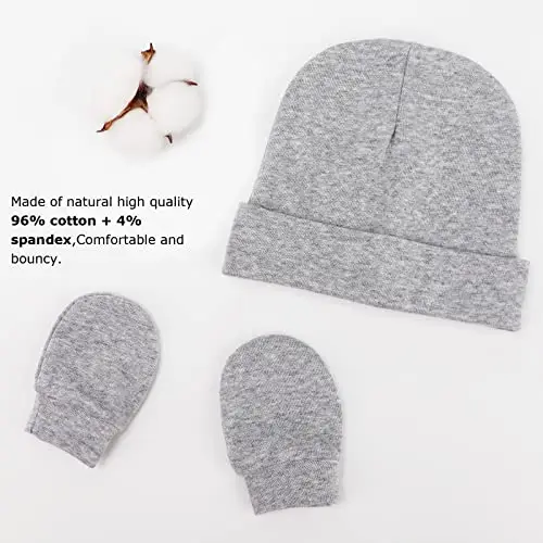 DRESHOW Guanti Neonato Grigio 2804851 miniatura 3