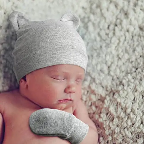 DRESHOW Guanti Neonato Grigio 2976644 miniatura 2