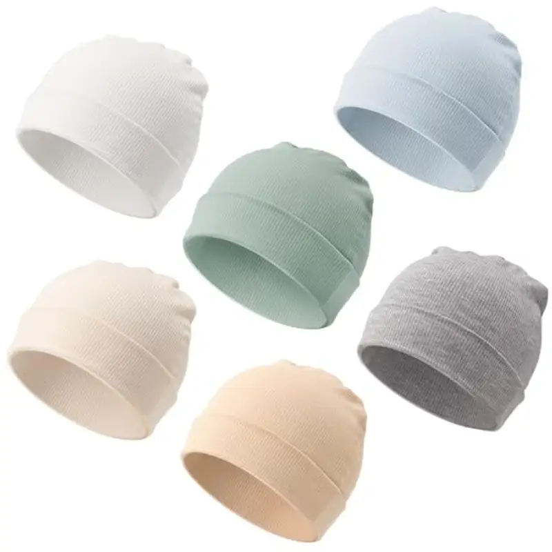DRESHOW Unisex Bambino Berretti Neonato Ragazzi Ragazze Morbido Carino Cappello Caldo Ospedale Nursery Berretto per Bambini 0-3 Mesi