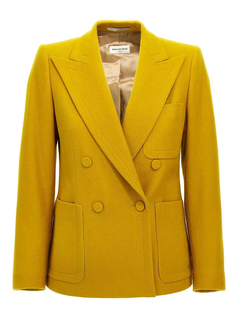 DRIES VAN NOTEN Blazer Giallo 3283940
