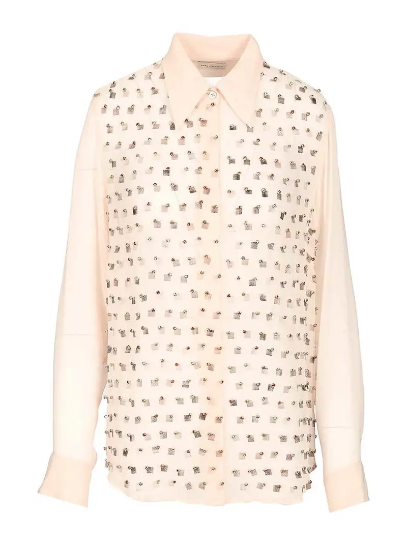 Camicia aderente Rosa