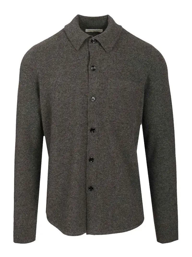 Camicia in cashmere Grigio
