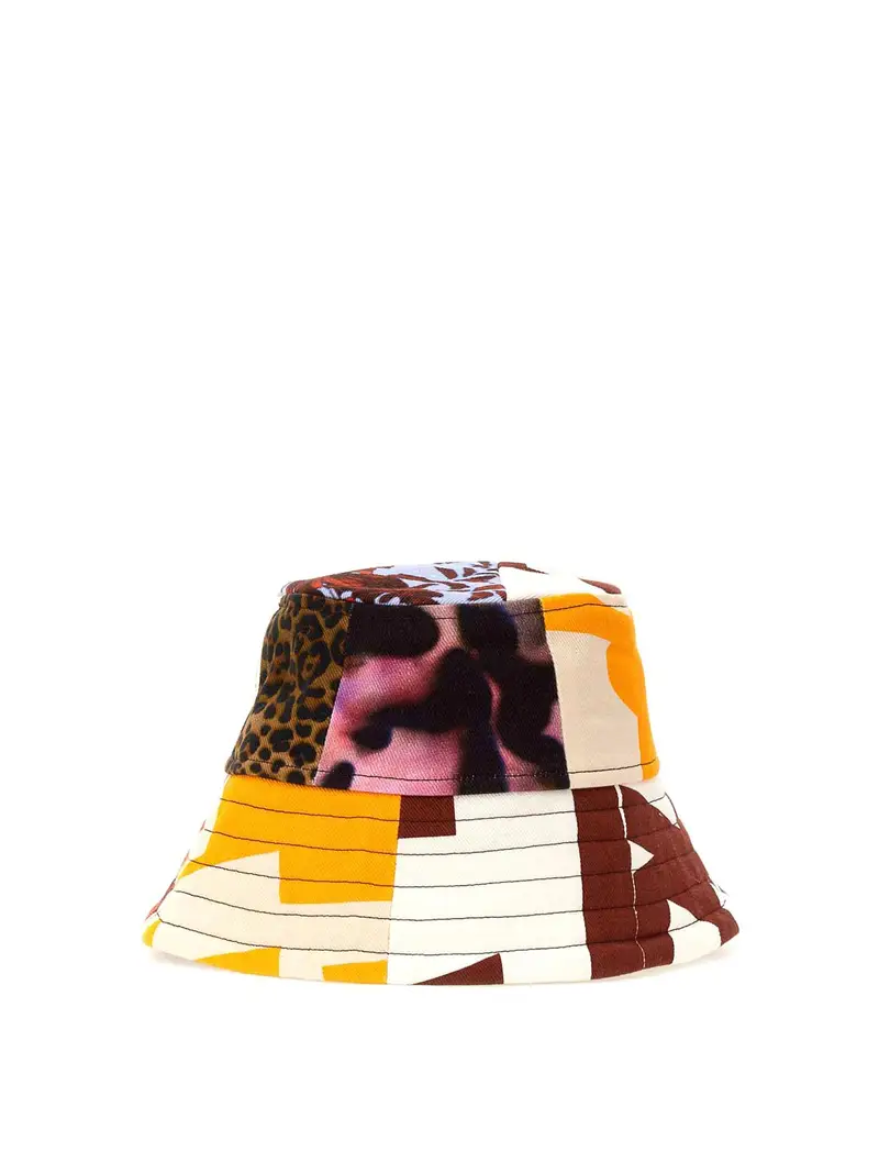 Cappello stile pescatore Rosso Scuro