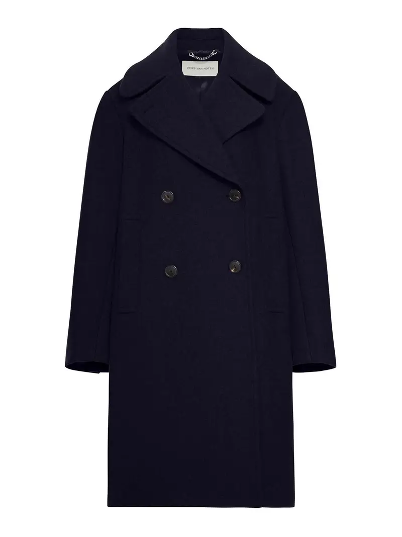 Cappotto Doppiopetto Blu