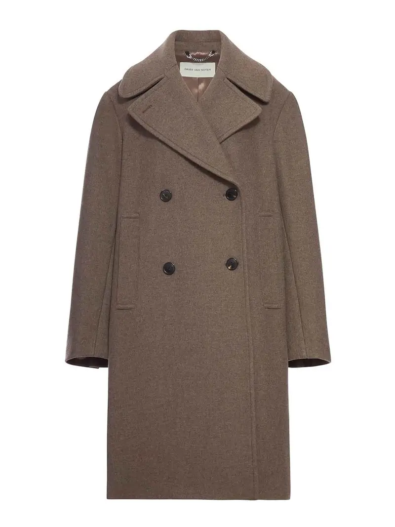Cappotto Doppiopetto Marrone