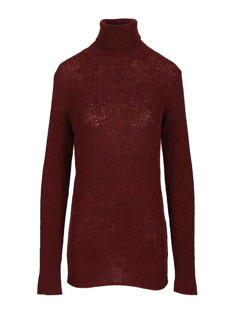 Maglione a dolcevita Rosso Scuro