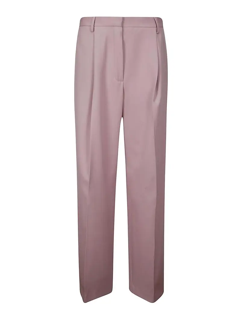 Pantaloni a gamba ampia Rosa