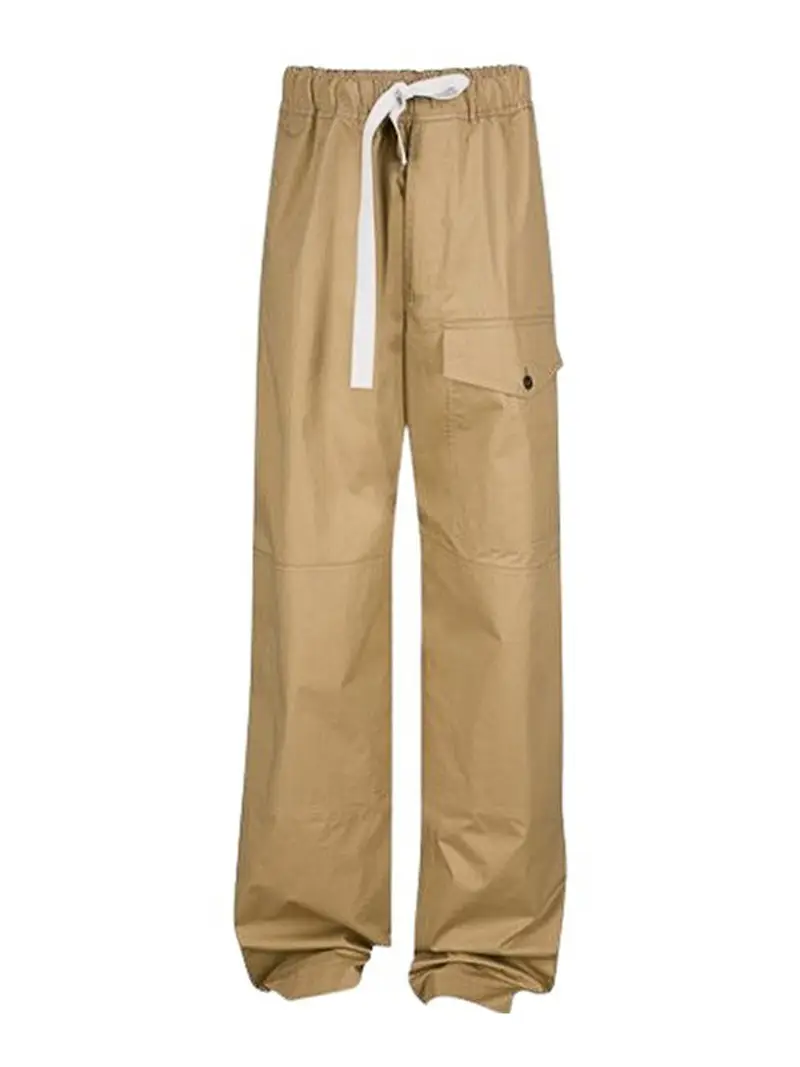 Pantaloni in cotone Beige