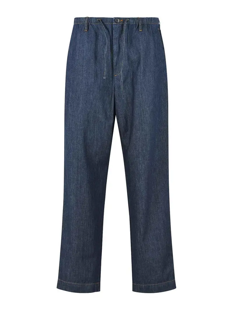 Pantaloni in cotone blu Penny