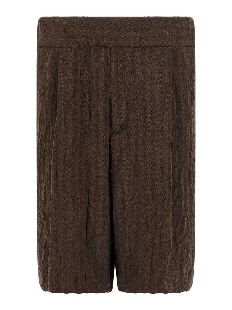 DRIES VAN NOTEN Bermuda Marrone 3302951