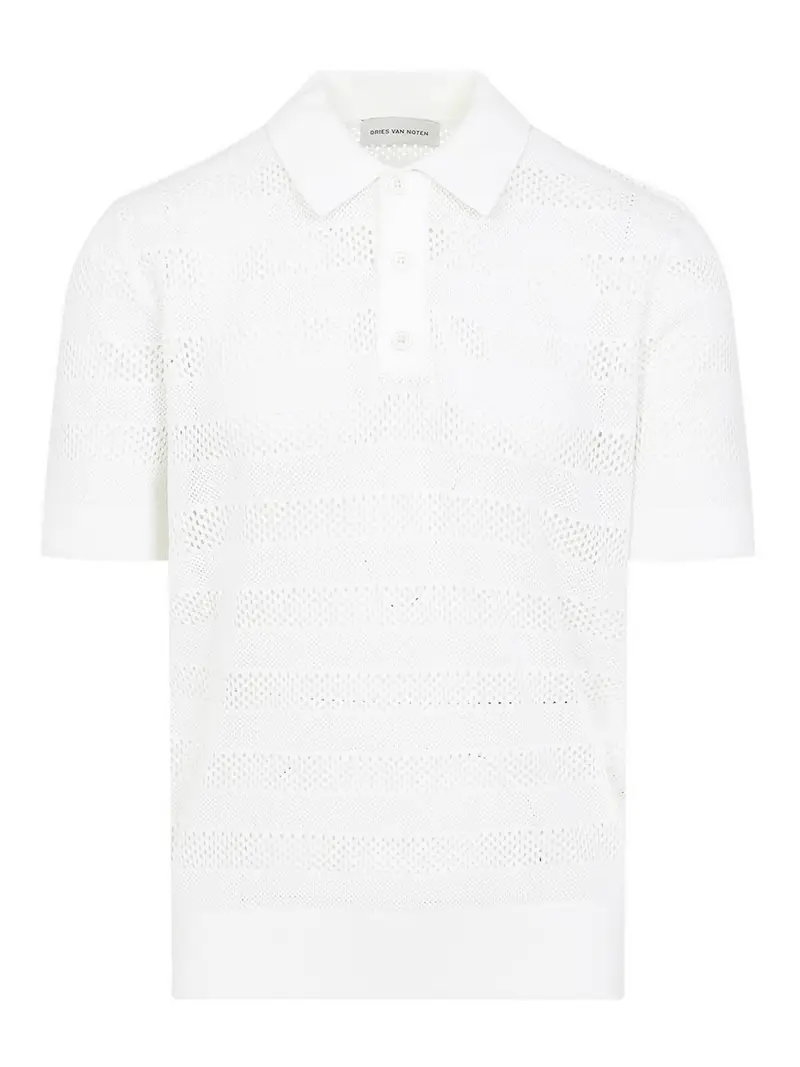 DRIES VAN NOTEN Polo Bianco 3267930