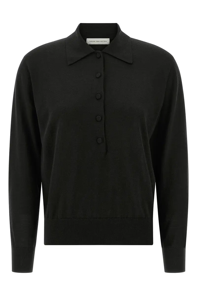 DRIES VAN NOTEN Polo Nero 2715250