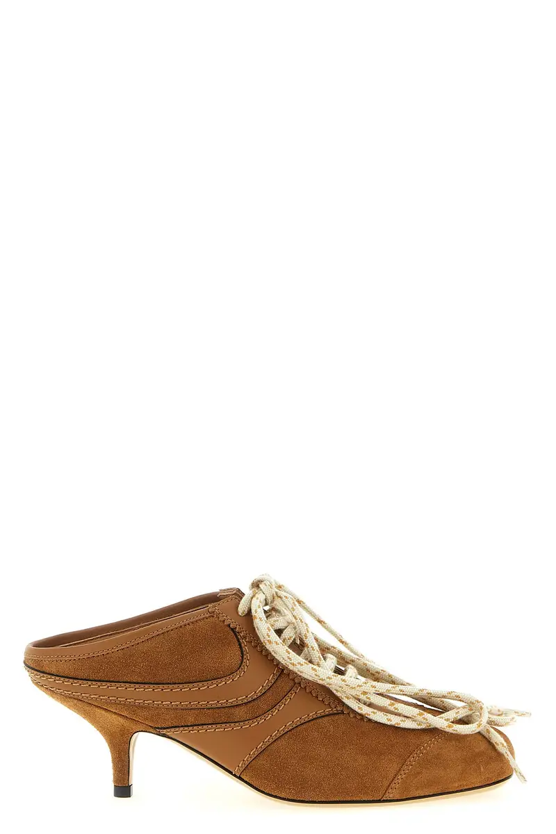 Sneaker Heeled Suede Marrone