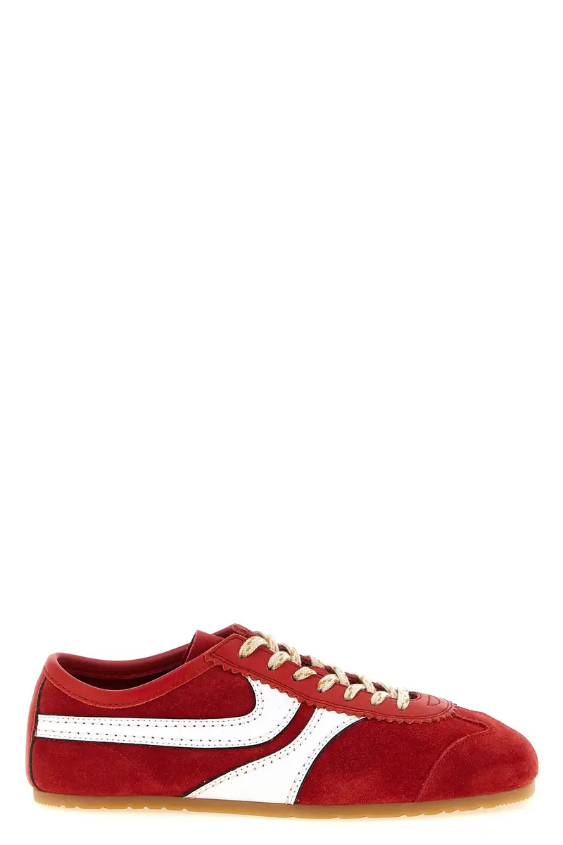 Sneakers Suede Rosso