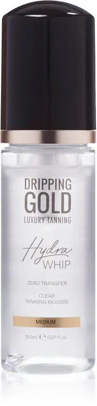 Dripping Gold Hydra Whip Clear Schiuma Autoabbronzante Media Trasparente
