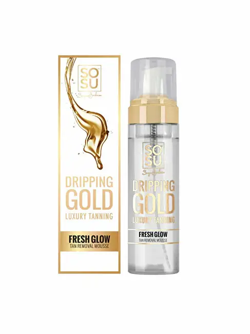 Schiuma per la rimozione dell'abbronzatura Dripping Gold Fresh Glow 150 ml