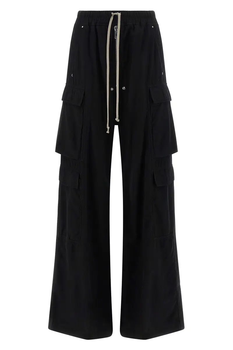 Pantalone Double Cargo Jumbo Belas Nero