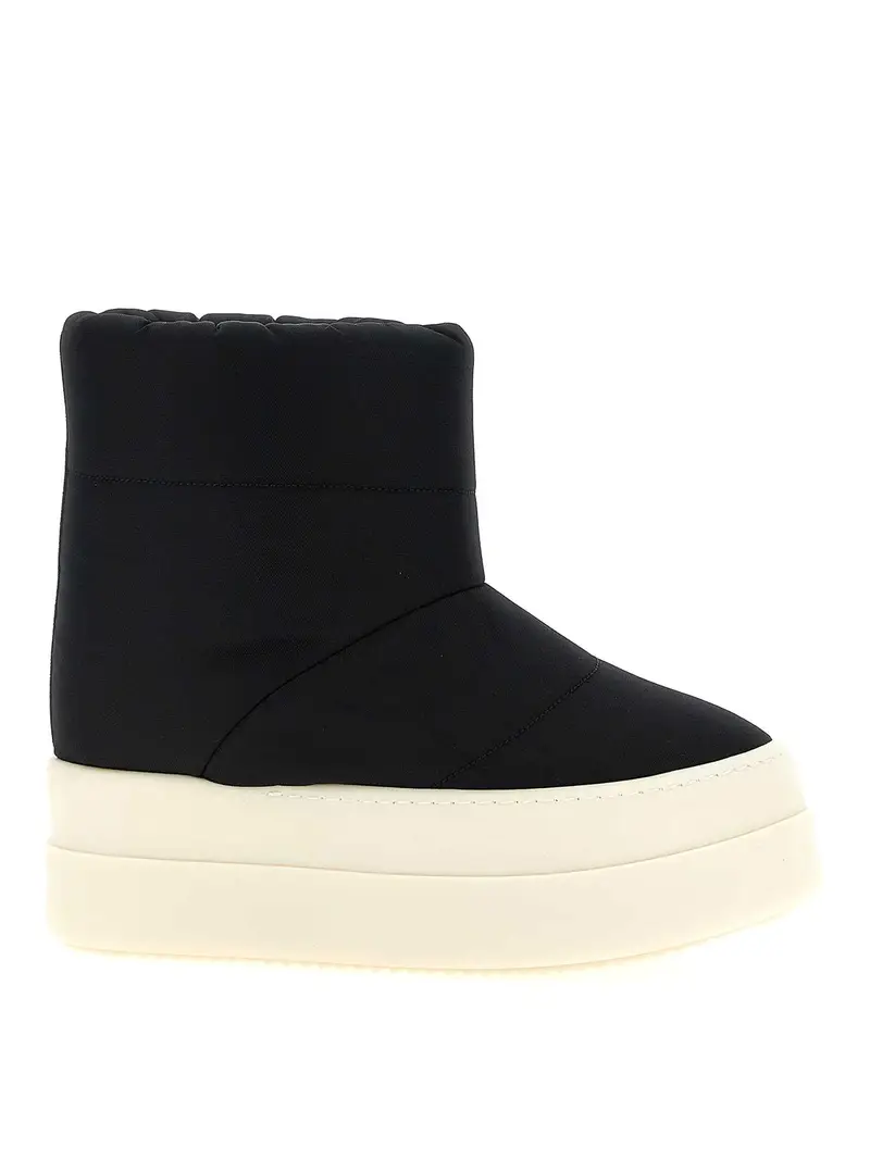 Stivali da caviglia lunari bassi mega Bianco