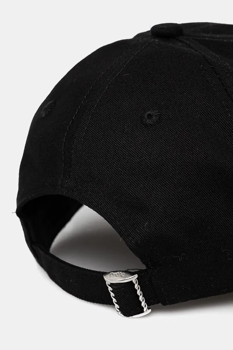 berretto da baseball in cotone La Casquette Vase colore nero con applicazione F-CP165-CO138-BL miniatura 3