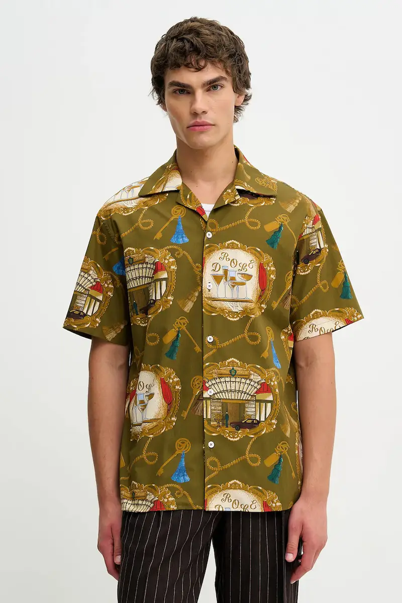 camicia in cotone La Chemise Grand HUtel Verde