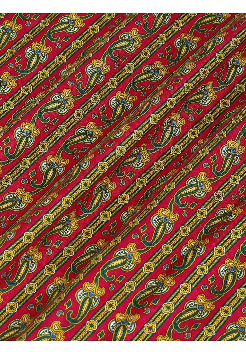 Camicia in Viscosa Stampata ROSSO miniatura 2