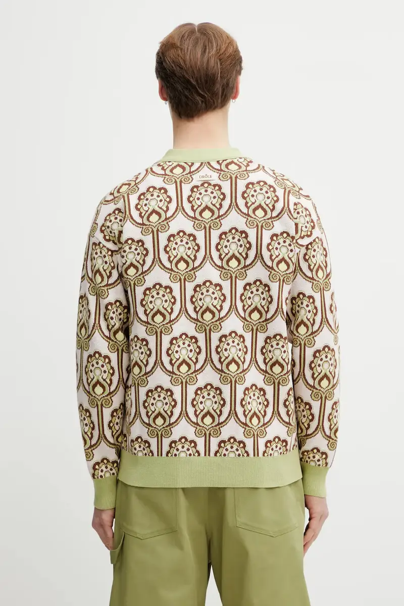 Drole De Monsieur Cardigan Verde 4118445 miniatura 3