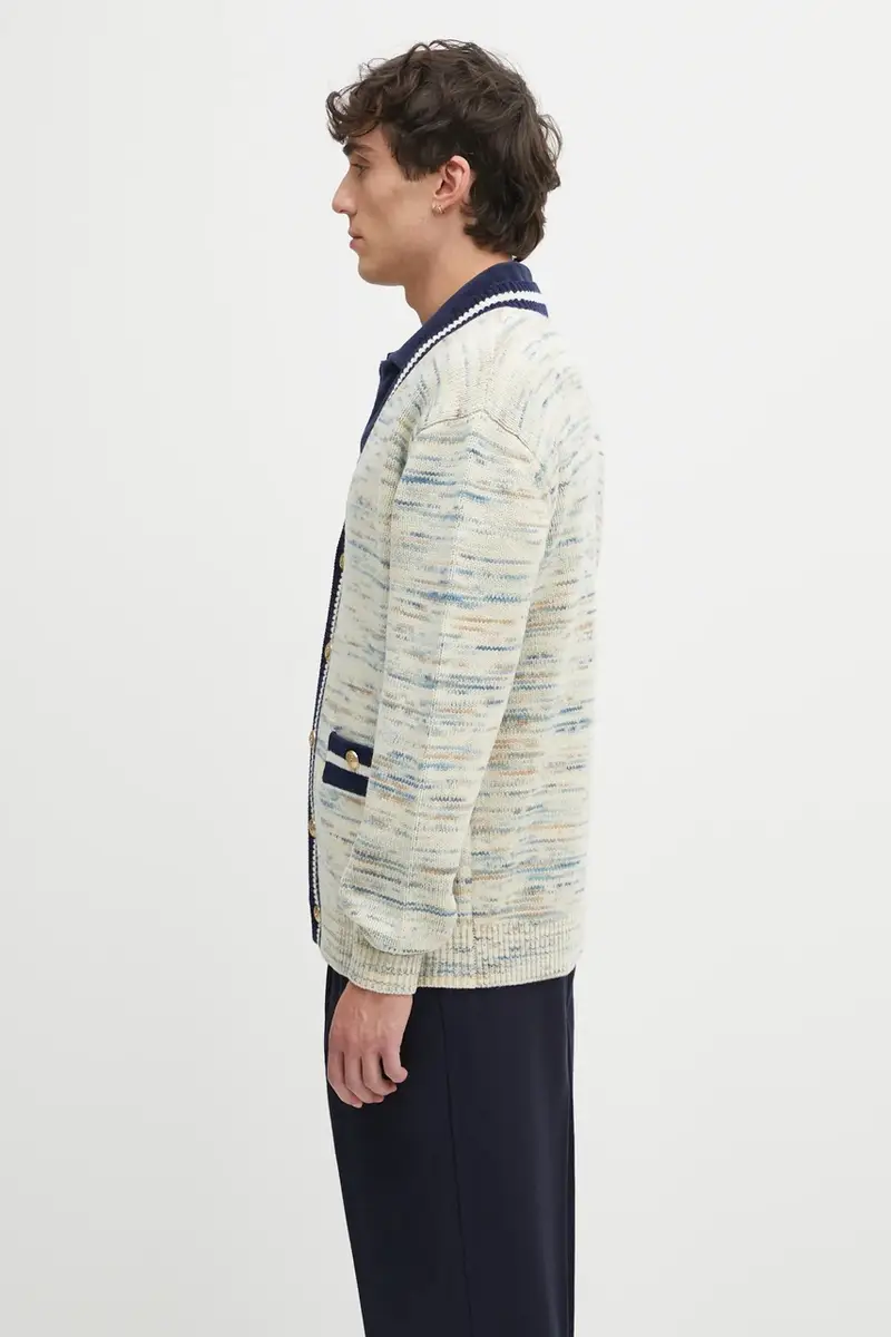 Drole De Monsieur Cardigan Uomo Beige 3170304 miniatura 2